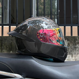 ORZ摩托车头盔男女全盔3C认证机车安全帽大码赛车蓝牙槽四季电摩