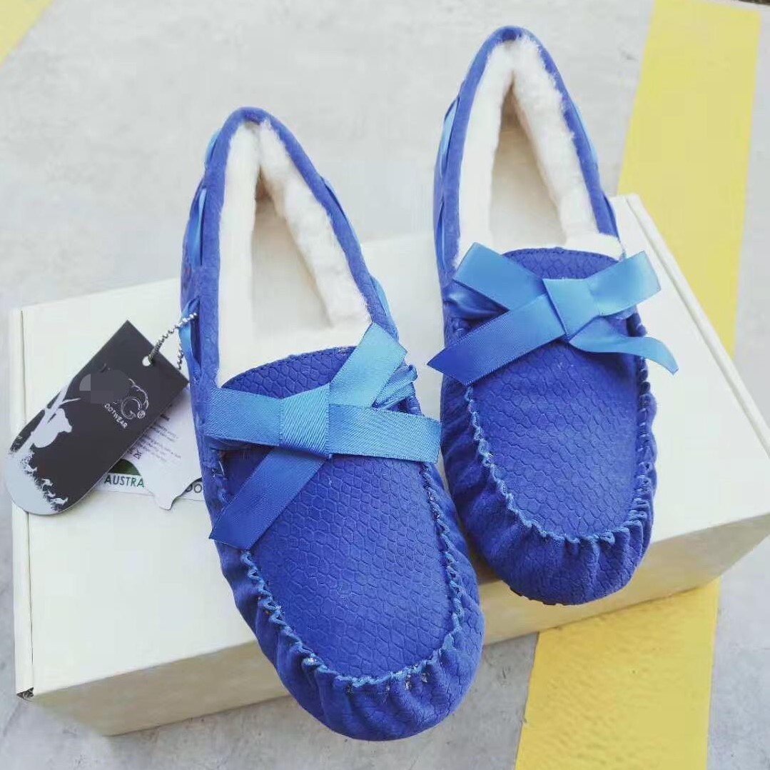 ozlana澳洲纯羊毛豆豆鞋清仓特价