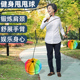 中老年广场舞甩甩球锻炼肩颈发光南瓜球儿童健身手甩绳弹跳蹦蹦球