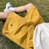 夏季 男女生休闲ins潮牌日系痞帅百搭潮流沙滩五分裤 薄款 冰丝短裤