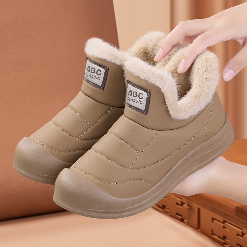 老北京棉鞋女冬季加绒保暖短靴