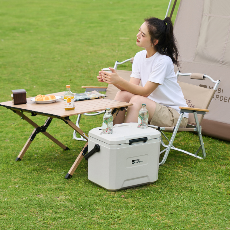 牧高笛极冰保温箱便携式露营户外手提冷藏车载户外野餐食品级冰桶