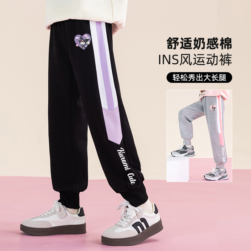 贝田长裤运动裤春秋女童卫裤