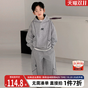 2026新款男童春装套装儿童春季帅气运动男孩春款大童休闲学生卫衣