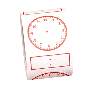 时钟儿童认识教学钟表钟面印章贴纸模型教具宝宝小学生学习用闹钟学具幼儿时间训练习二一年级数学认知钟面贴