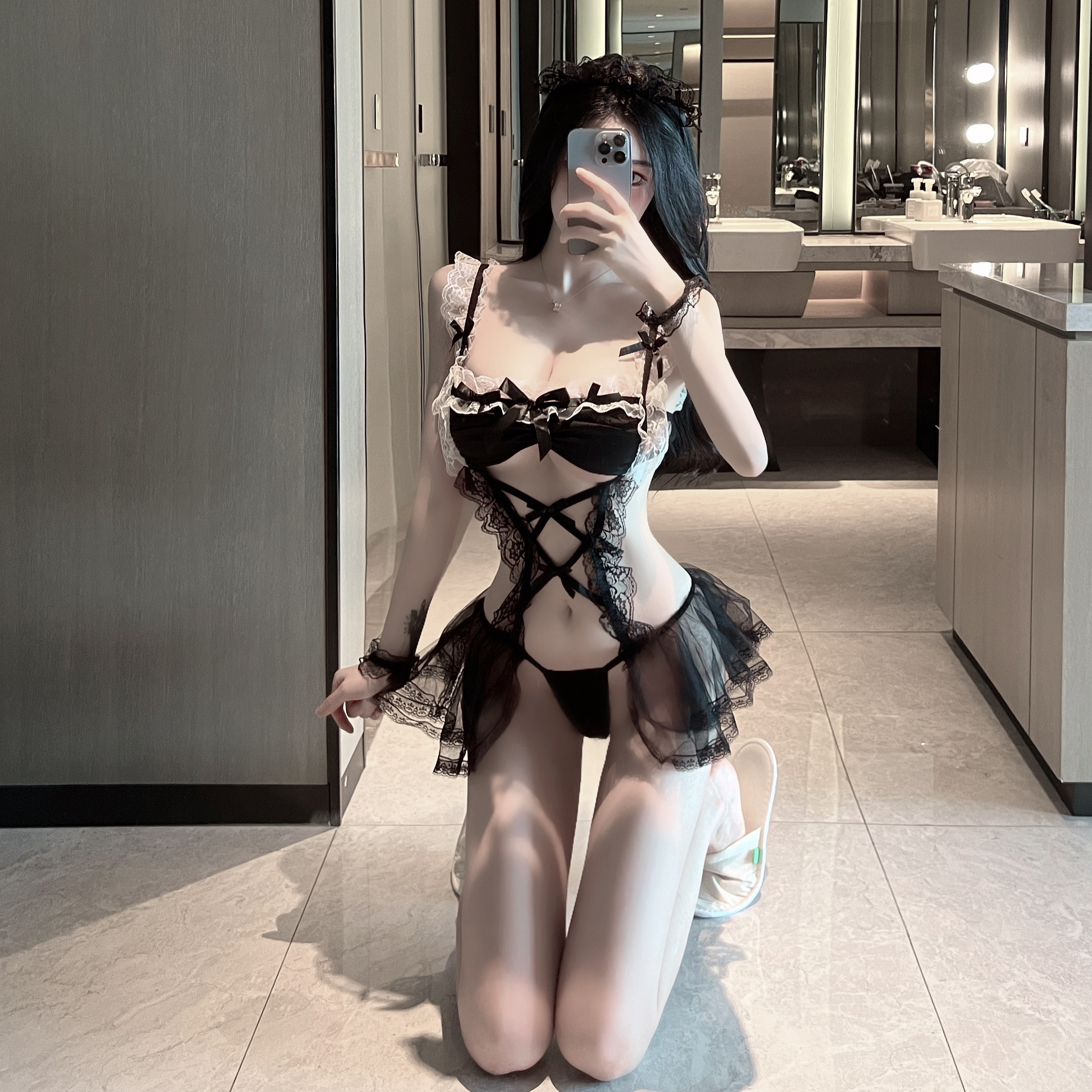 性感女仆纯欲丝袜情调套装