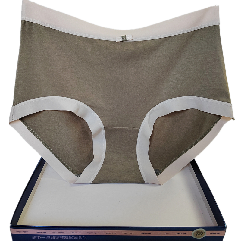 彩田内裤女莫代尔抗菌高腰包臀薄