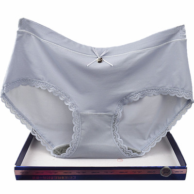 彩田花仙子会呼吸内裤纯色冰丝