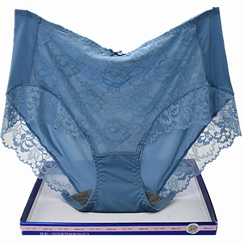 彩田内裤女中腰31537高腰31538冰丝石墨烯蕾丝速干抑菌性感透气薄