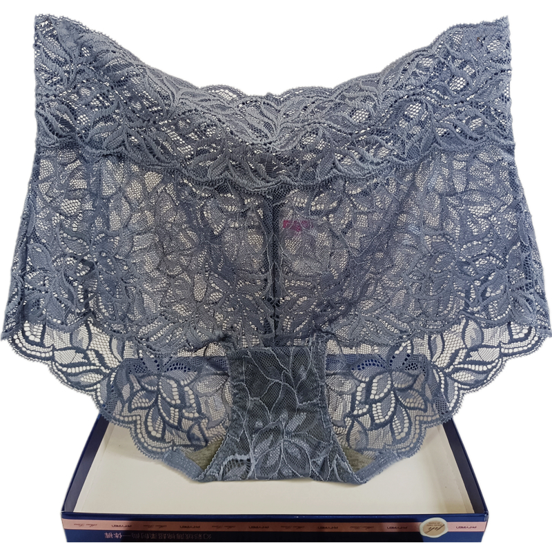 彩田蕾丝边超薄火辣正品抗菌内裤