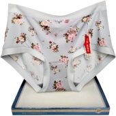 彩田花仙子21768内裤 女士薄冰丝15871高腰平脚印花夏速干抗菌大码