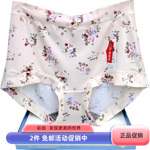 彩田内裤女15833高腰15835锦纶夏
