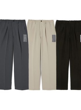 现货授权N.HOOLYWOOD TROUSERS 锥形休闲长裤25SS