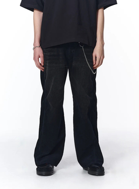 现货授权JIEDA TWO TUCK SLACKS 宽松直筒休闲双褶裤25AW