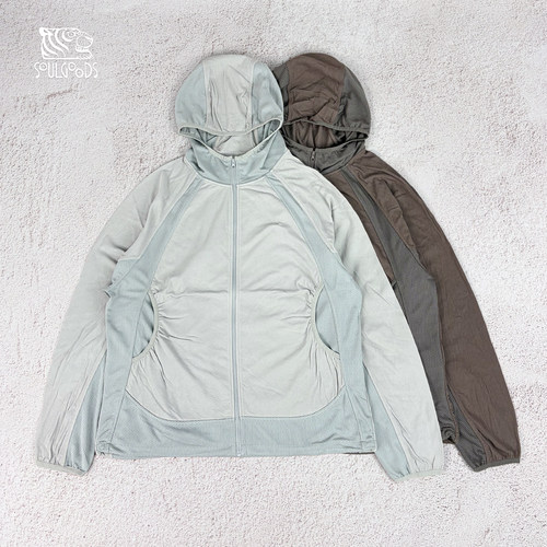 现货授权HIKING PATROL HOODED JACKET 宽松针织连帽卫衣夹克26SS