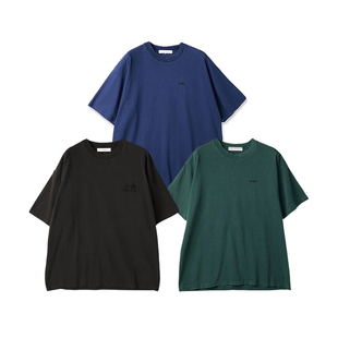 PIGMENT DAMAGE 25SS 圆领T恤 TEE 做旧徽标 LOGO JIEDA