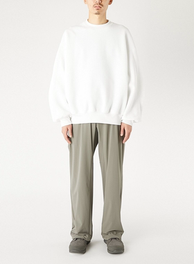 现货N.HOOLYWOOD CREWNECK SWEATSHIRT 双面圆领宽松运动卫衣26SS