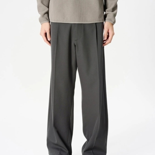 现货Goldwin One Tuck Straight Wool Pants 单褶直筒羊毛裤26SS