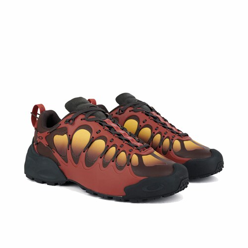 现货授权 Oakley Factory Team Ibex 休闲运动鞋红色