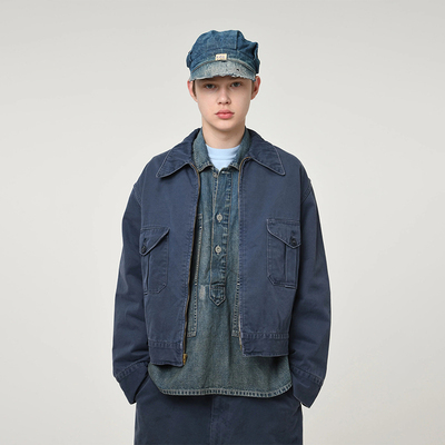 现货BOWWOW WRECKER SERVICE JACKET 做旧破损口袋工装夹克25FW