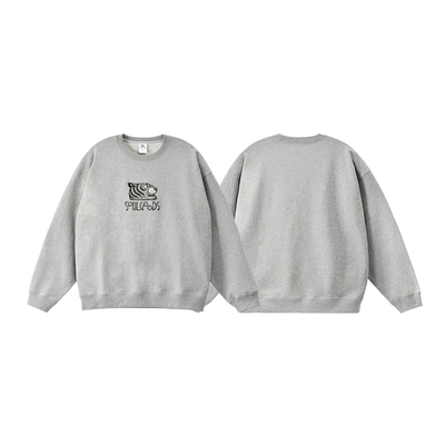 SOULGOODS虎头LOGO绣花卫衣