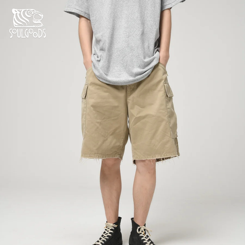 现货授权BOWWOW US ARMY MOUNTAIN ROOPERSHORTS复古工装短裤26SS