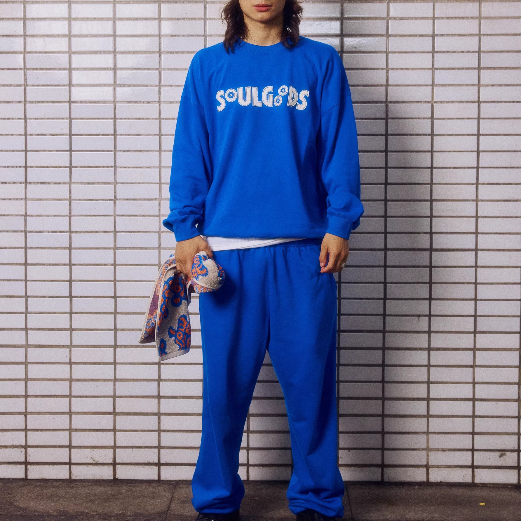 SOULGOODSTIGO刺绣卫裤