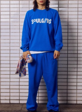 SOULGOODS TIGO 刺绣卫裤秋冬新品抽绳长裤休闲户外运动居家25FW