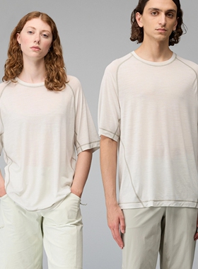 现货授权HIKING PATROL×MAMMUT FL T-SHIRT 宽松速干短袖T恤26SS