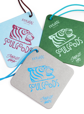 retaW×SOULGOODS合作款Fragrance Car Tag香片25FW