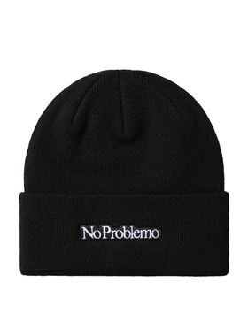 No Problemo 24AW Mini Problemo Beanie 刺绣Logo针织帽