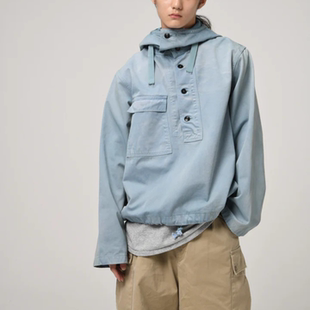 做旧染色工装 现货授权BOWWOW 连帽外套26SS AGED UNIT PARKA DYED