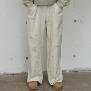 DUCK 26SS PANTS 复古染色宽松画家裤 DOUBLEKNEE 现货ANCELLM