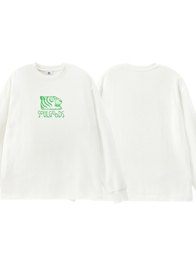 SOULGOODS TIGO 印花华夫格长袖 T-Shirt