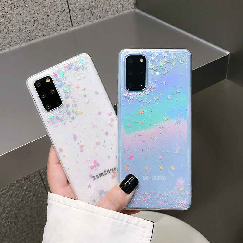 超值三星透明S24s23+闪粉防摔