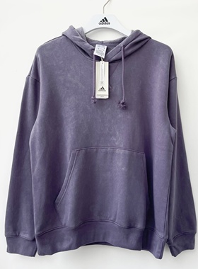 光雨体育--阿迪达斯 男子 薄绒连帽休闲训练运动卫衣套头衫IJ6930