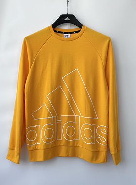 光雨体育--阿迪达斯 男子 大LOGO 经典圆领 休闲运动卫衣 HB5088