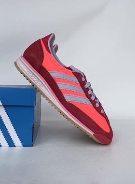 光雨体育-Adidas 三叶草 SL 72 OG女子红色复古 休闲运动鞋JH7392