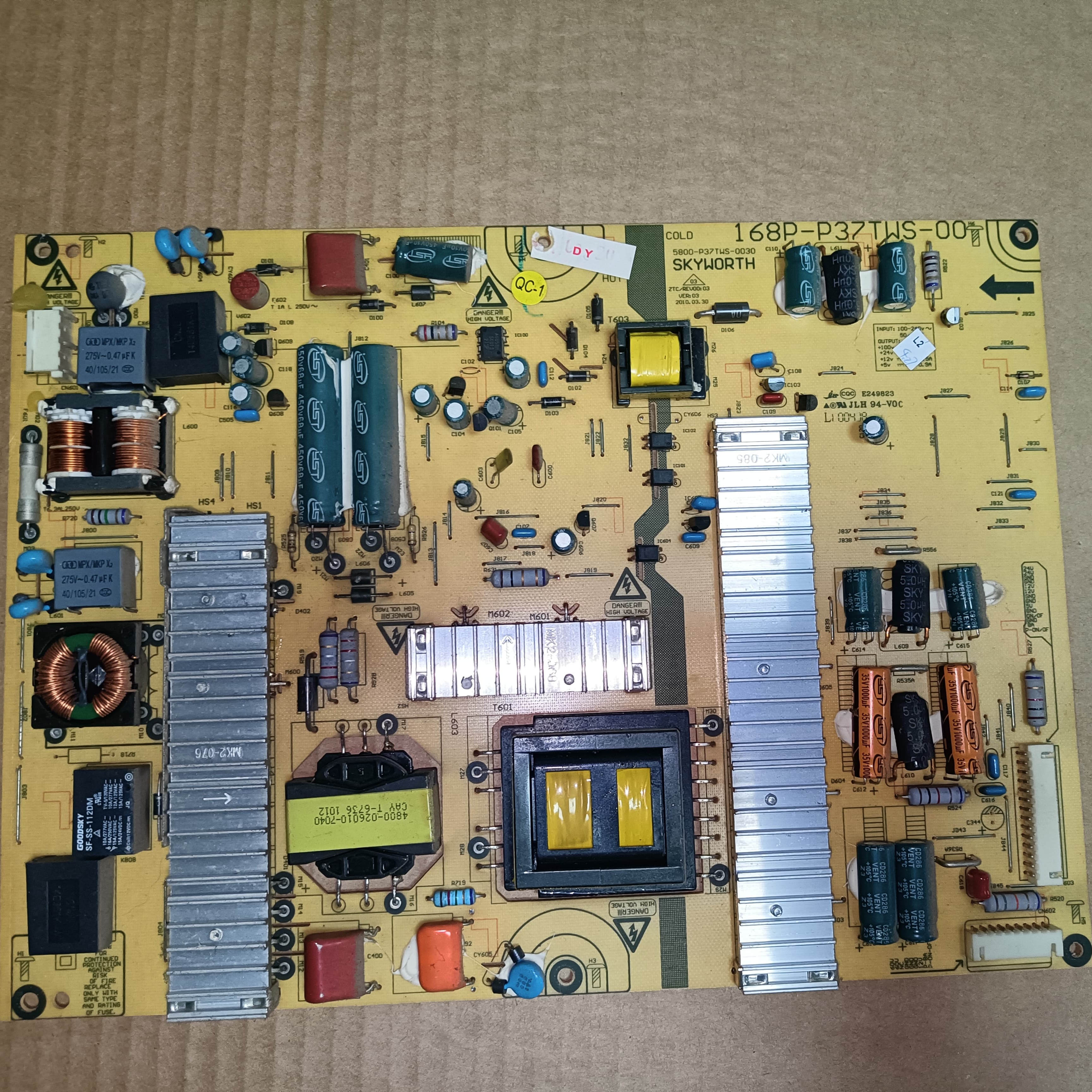 原装 创维37E60HR 32E60HR电源板168P-P37TWS-00 5800 0030/0060
