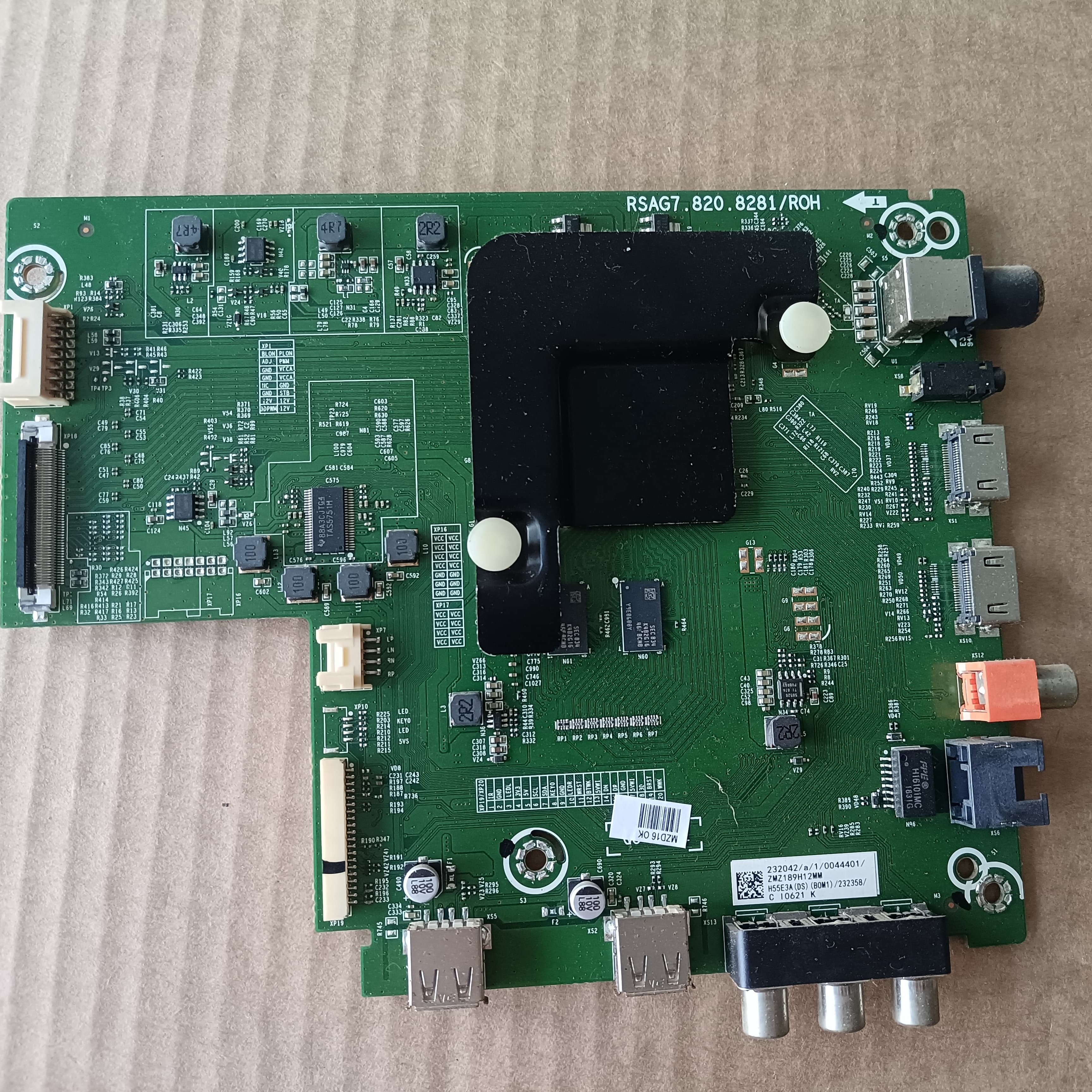 原装海信H43/50/55/58/65E3A HZ50A52 HZ58A55主板RSAG7.820.8281
