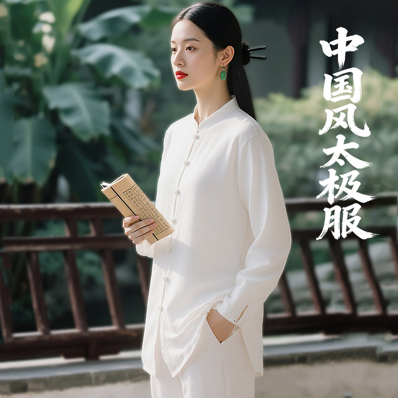 亚麻2026新款太极服夏季男款图片