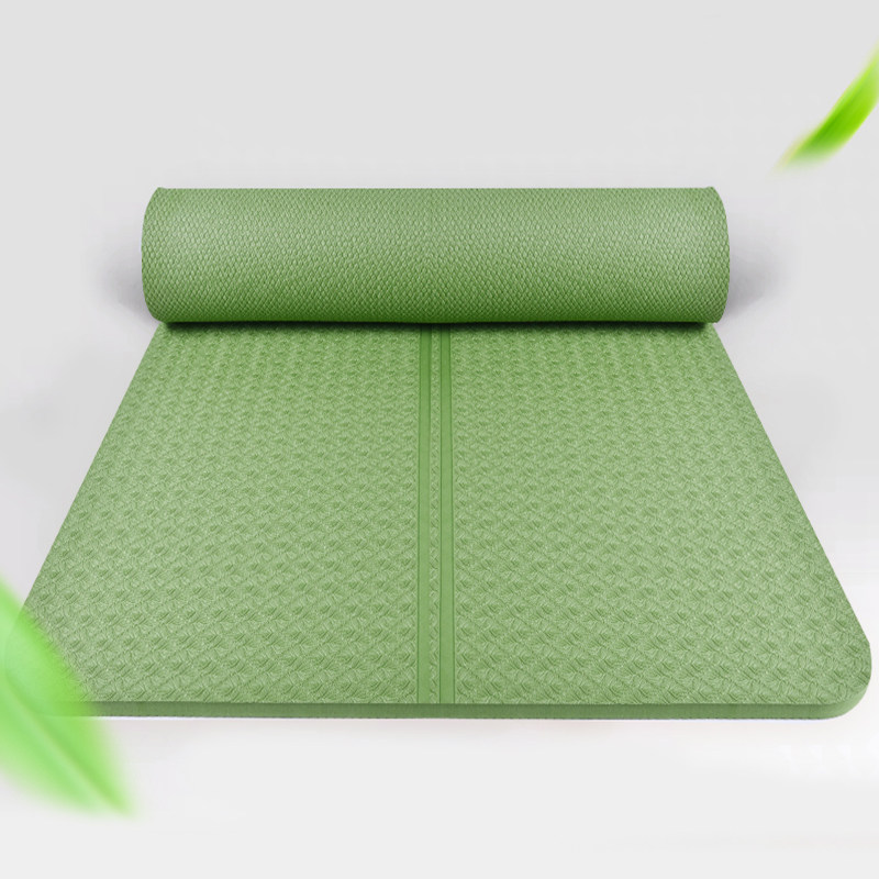 无味瑜伽垫tpe纯色家用仰卧起坐