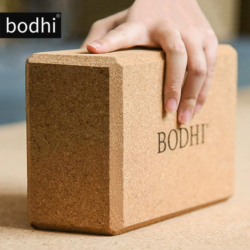 bodhi天然软木瑜伽砖防滑高密度