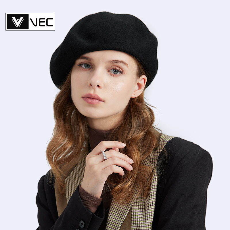 VEC贝雷帽逛街欧美简约女士