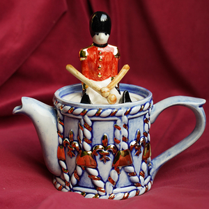 英国原产手作陶瓷茶壶英伦风摆件