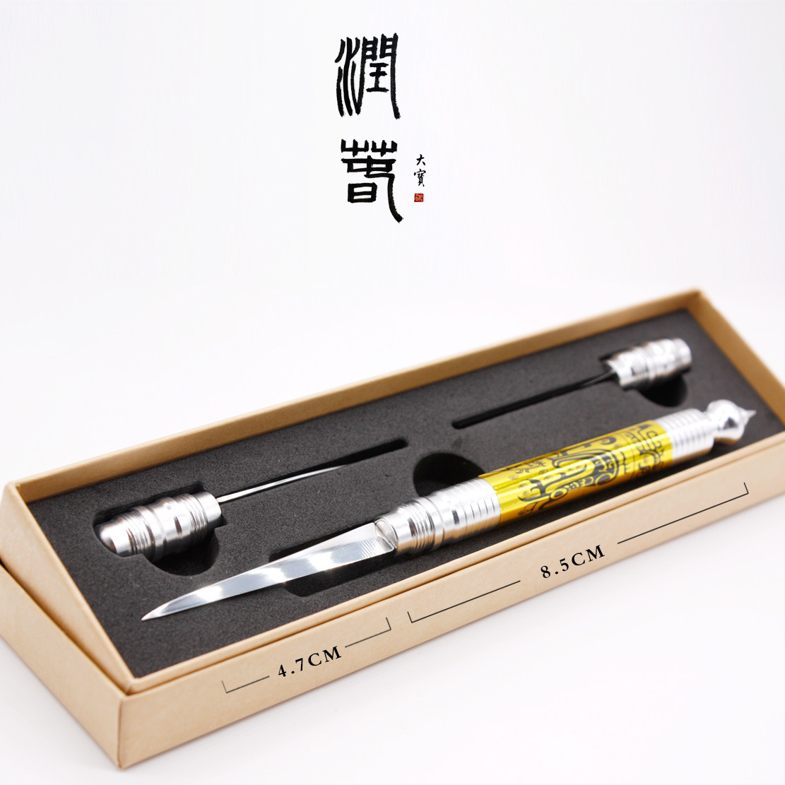 润春水果西瓜香皂专业通用不锈钢三头主刀雕花刀雕刻刀雕花厨师