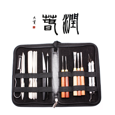 润春食品雕刻专用木柄戳刀拉线