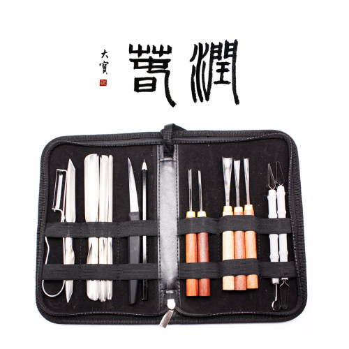 润春食品雕刻专用木柄戳刀拉线