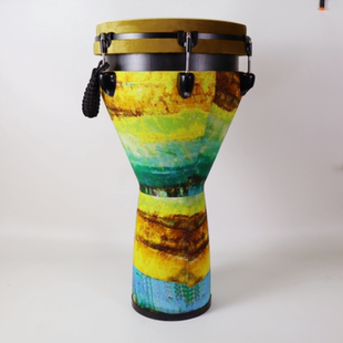 羊皮非洲鼓12寸可调音成人初学者丽江舞台演奏手工山羊皮