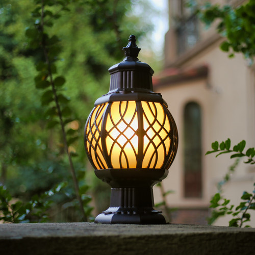 圆形室外防水别墅景观围墙灯